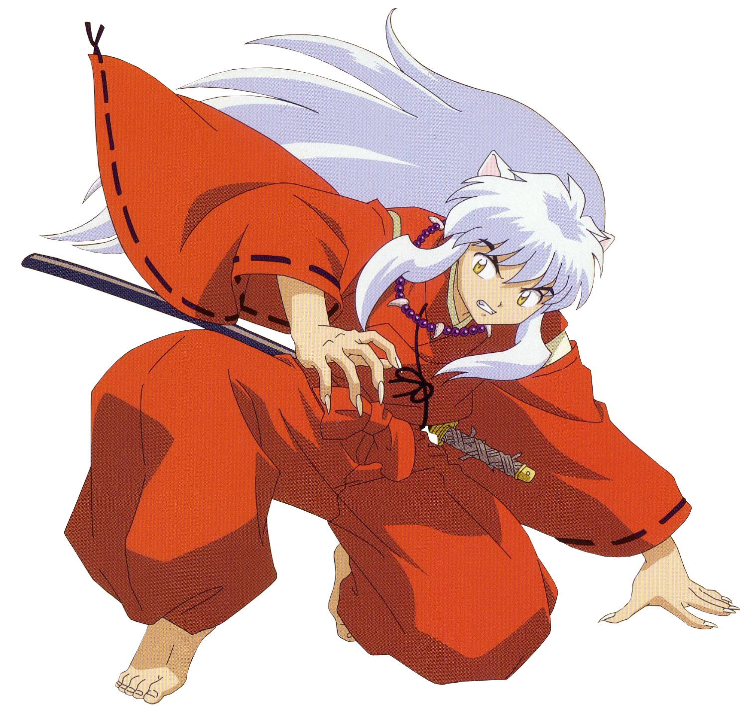 Inuyasha_ Anime_ Character_ Pose PNG Image