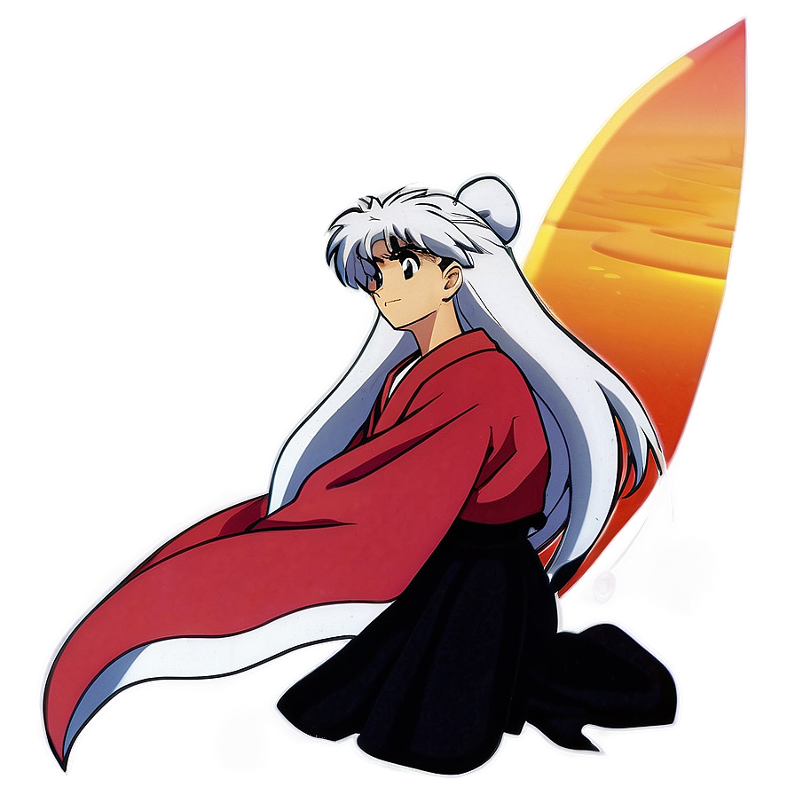 Inuyasha Sunset Embrace Png 5 PNG Image