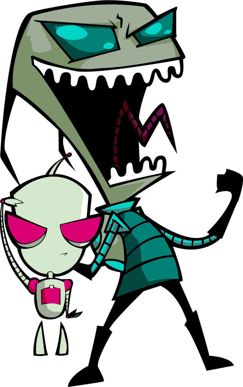 Invader Zim Character Gir Dog Suit PNG Image