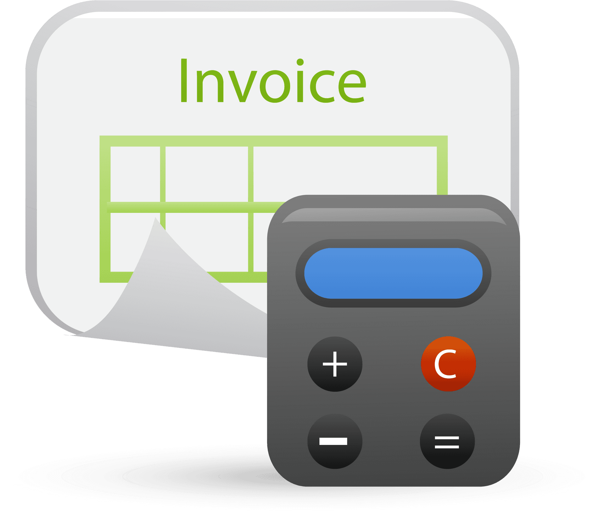 Invoice Calculator Icon PNG Image