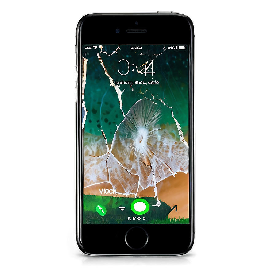 Iphone Broken Screen Effect Png 05062024 PNG Image