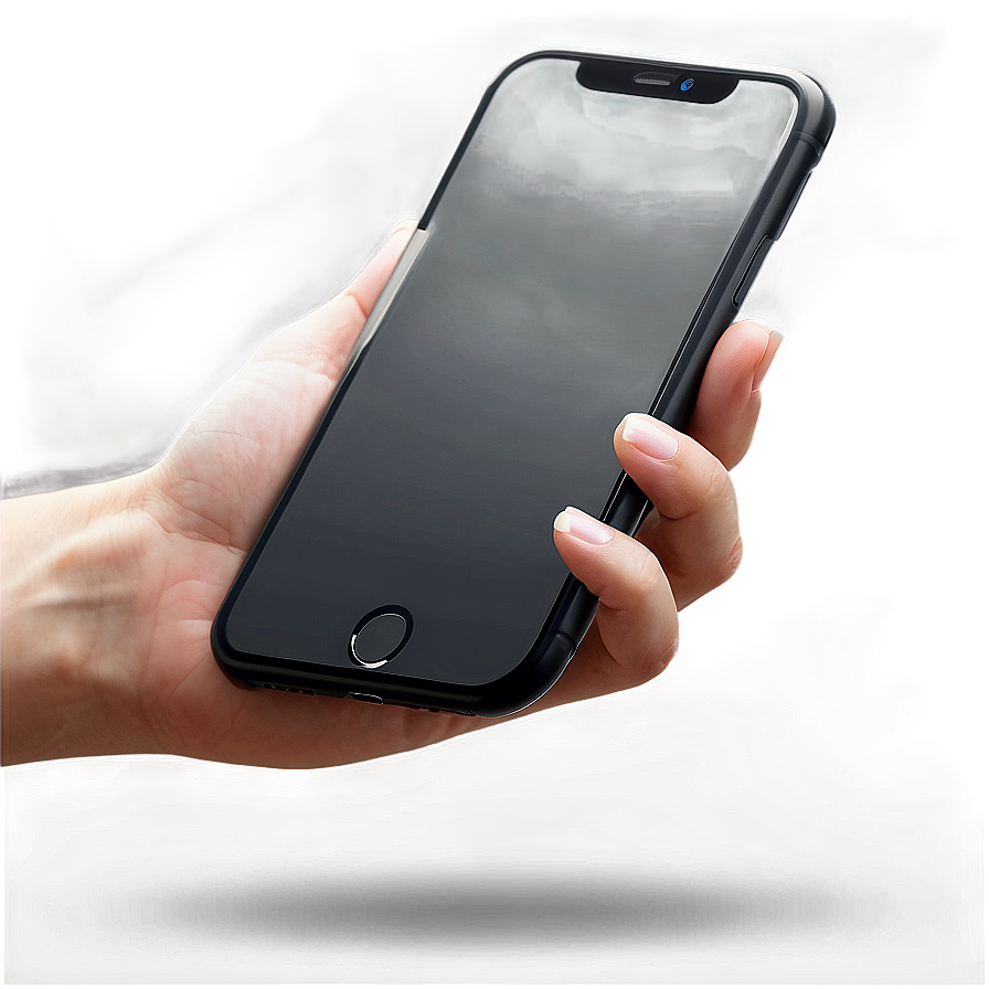 Iphone In Hand Mockup Png 58 PNG Image