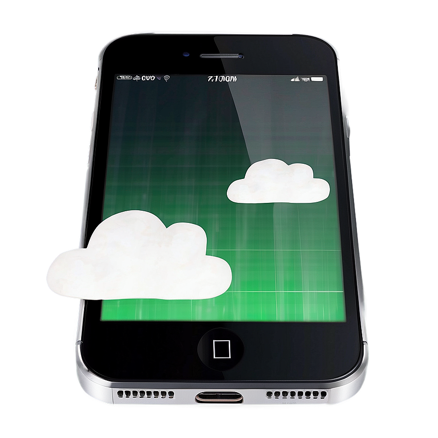 Iphone With Cloud Storage Graphic Png 67 PNG Image