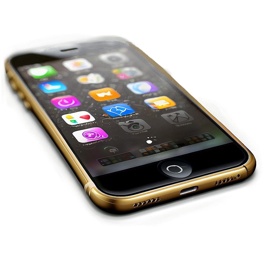 Iphone With Messages App Open Png Ydm PNG Image