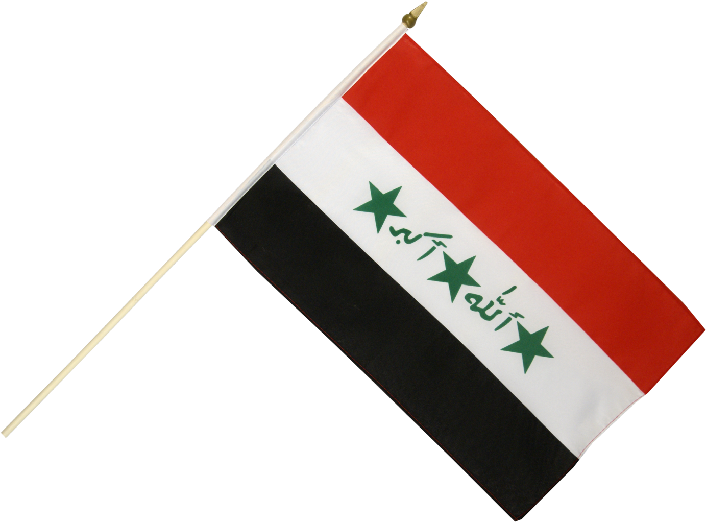 Iraq National Flagon Pole PNG Image