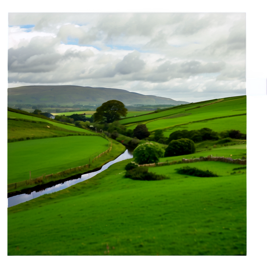 Ireland Countryside View Png 3 PNG Image