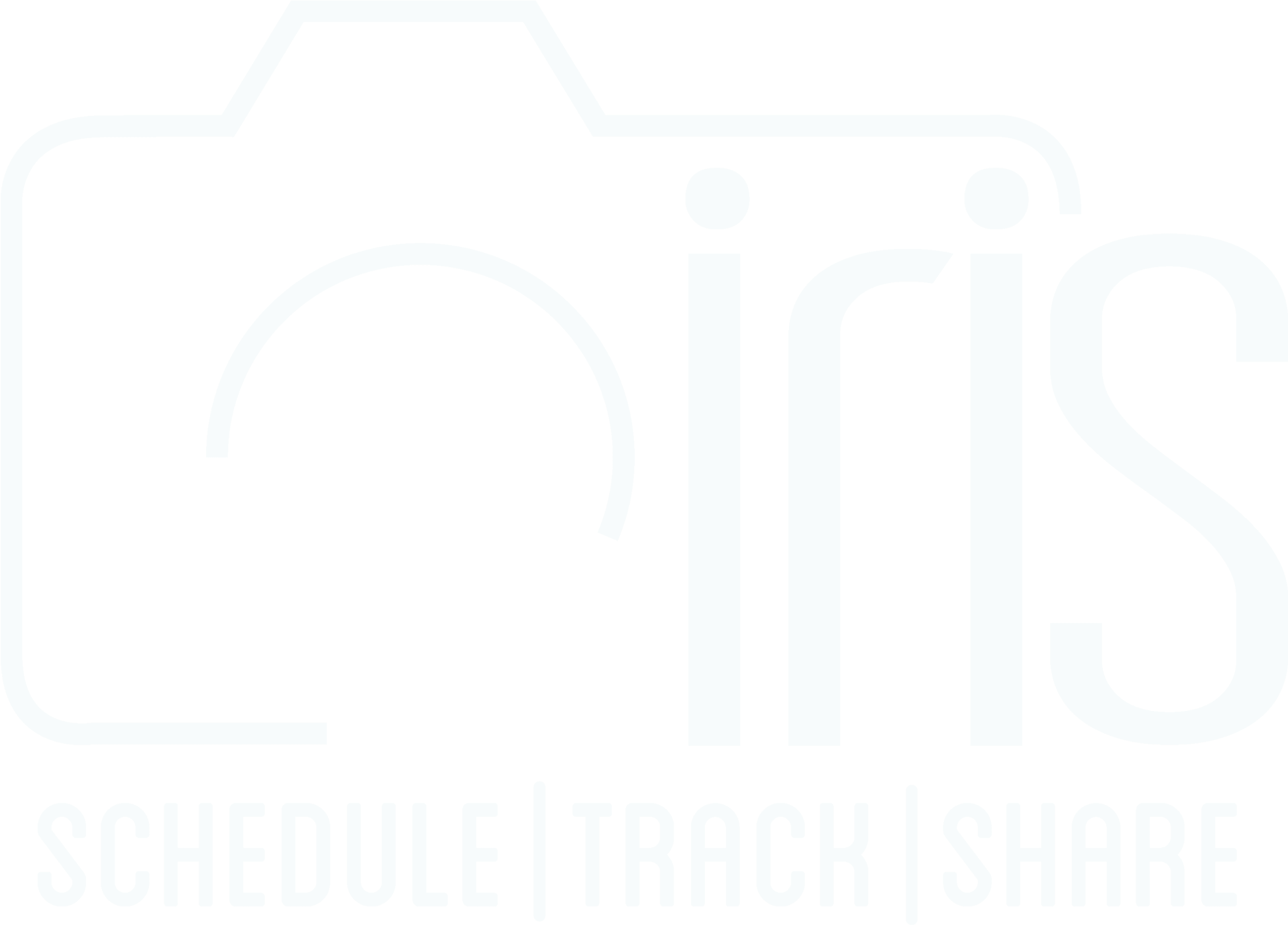 Iris Logo Gray Scale PNG Image