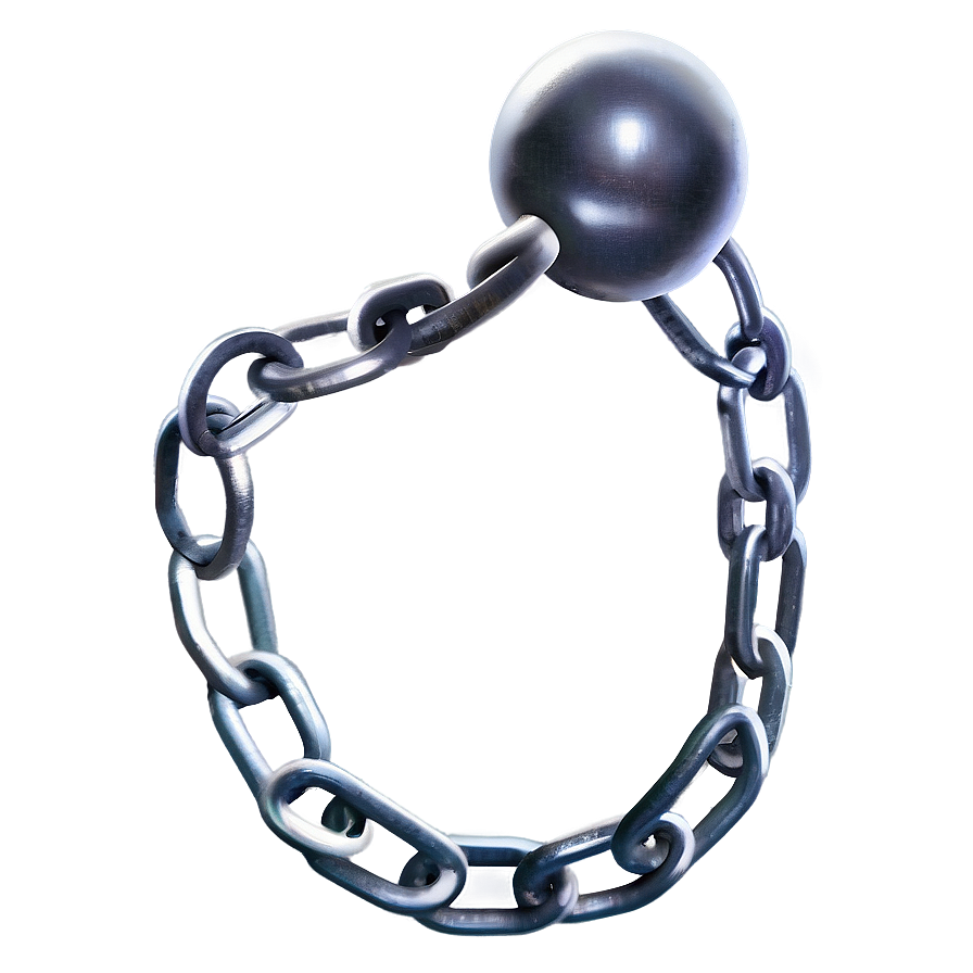 Iron Ball And Chain Cartoon Png Dkj PNG Image