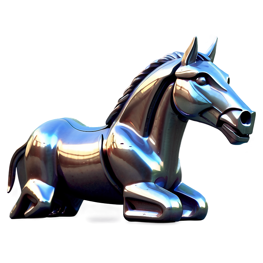 Iron Horse Sculpture Png Dnh53 PNG Image