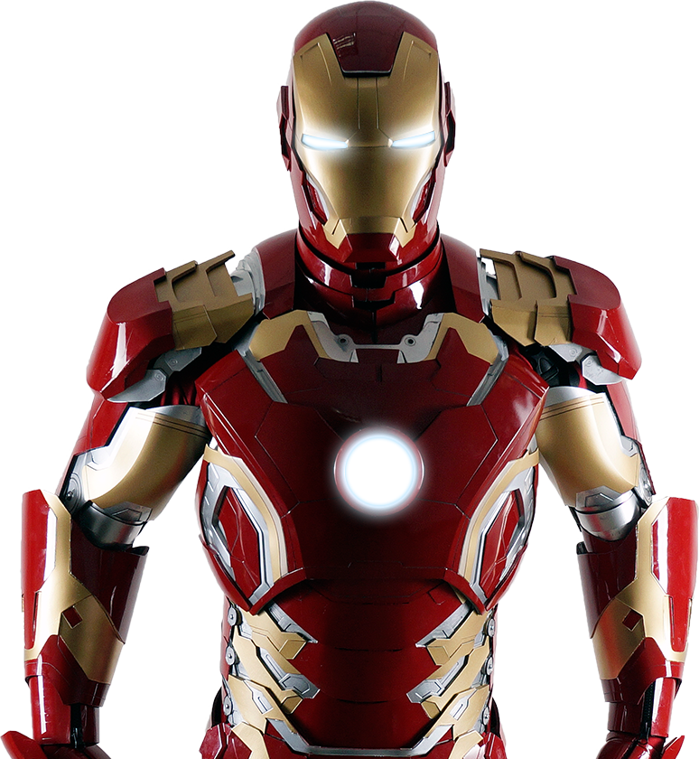 Iron Man Armor Standing Pose PNG Image