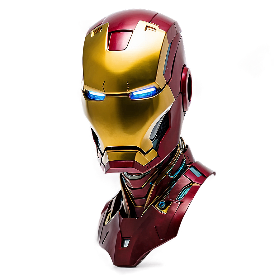 Iron Man Endgame Helmet Version Png Oio PNG Image