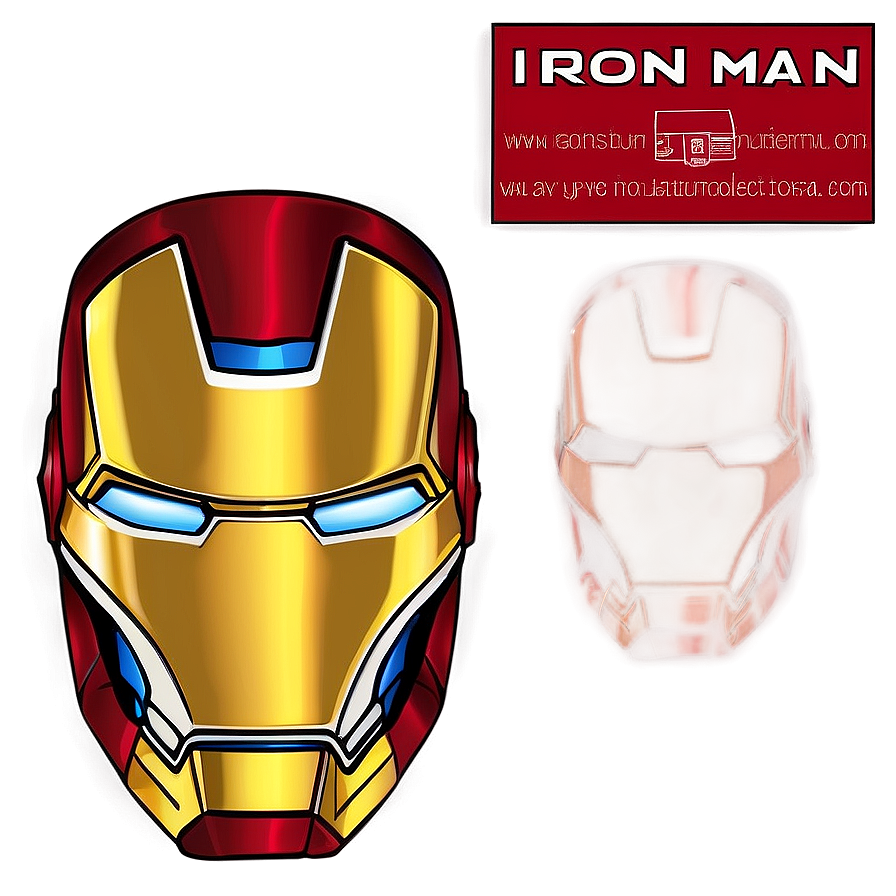 Iron Man Helmet Autocad Design Png Ppt PNG Image