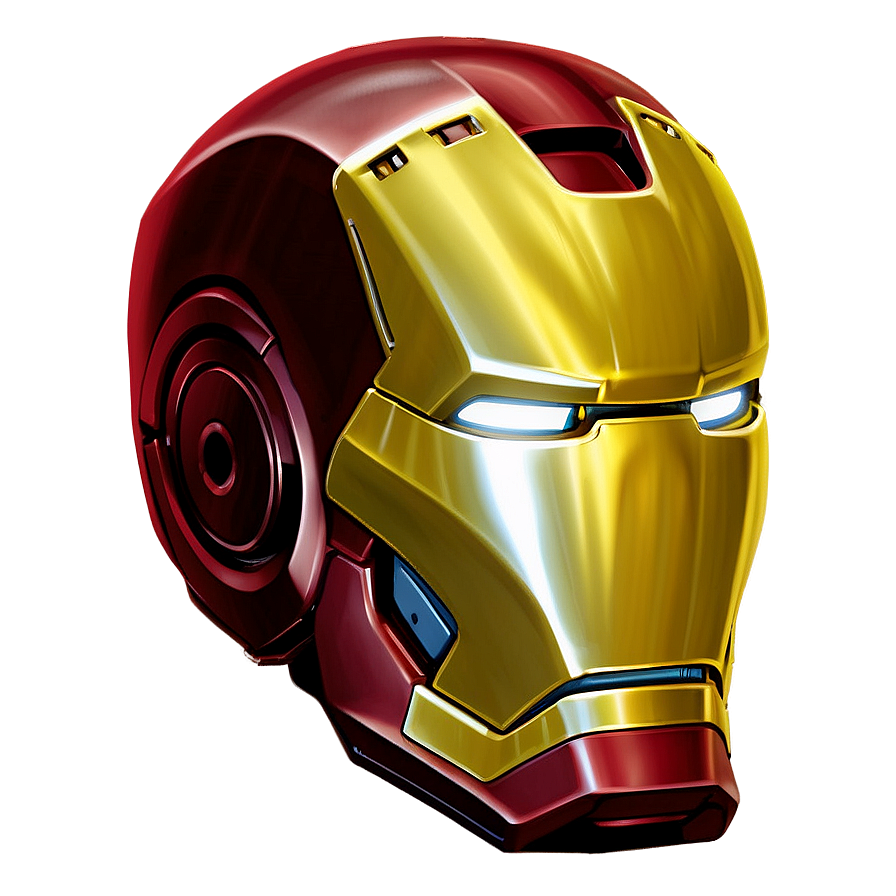 Iron Man Helmet Gold And Red Version Png 06122024 PNG Image