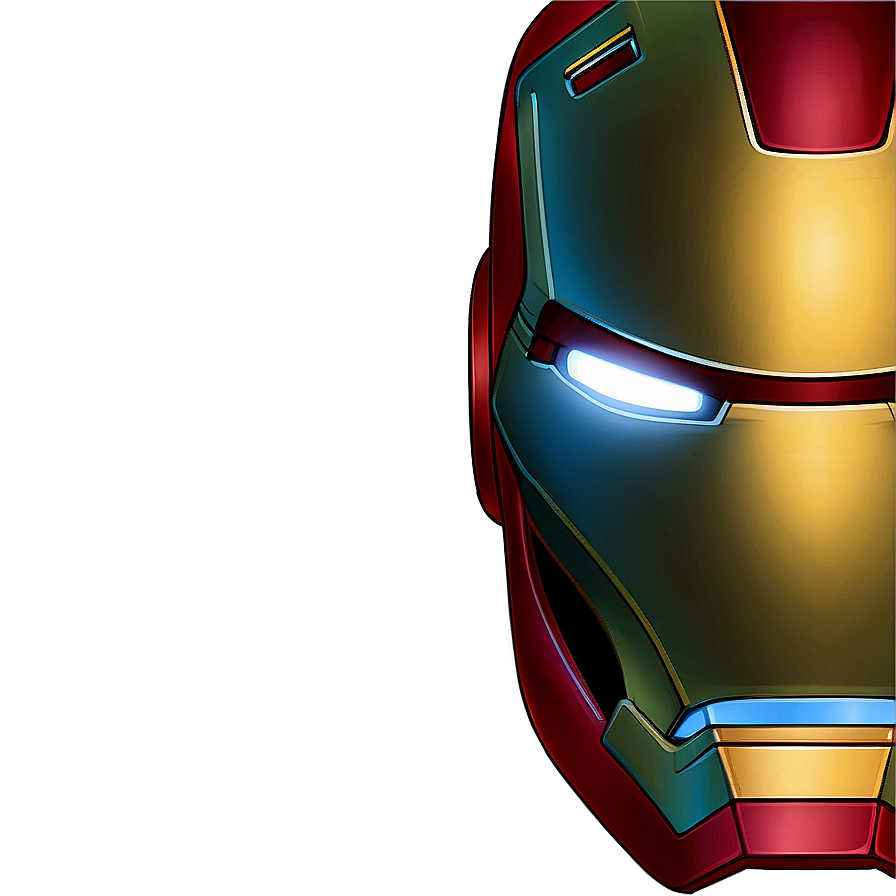 Iron Man Helmet Matte Finish Png 32 PNG Image