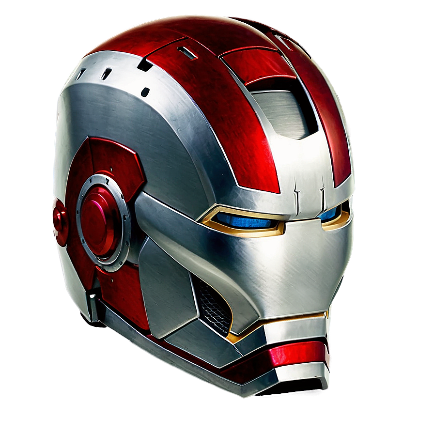 Iron Man Helmet Silver Centurion Png Ebs PNG Image