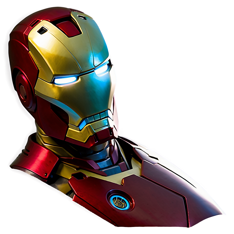 Iron Man Helmet Unmasked Version Png 3 PNG Image