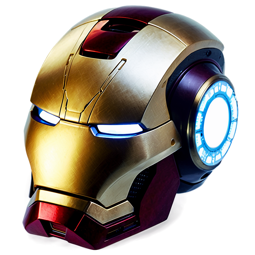 Iron Man Helmet With Hud Display Png Bbf PNG Image