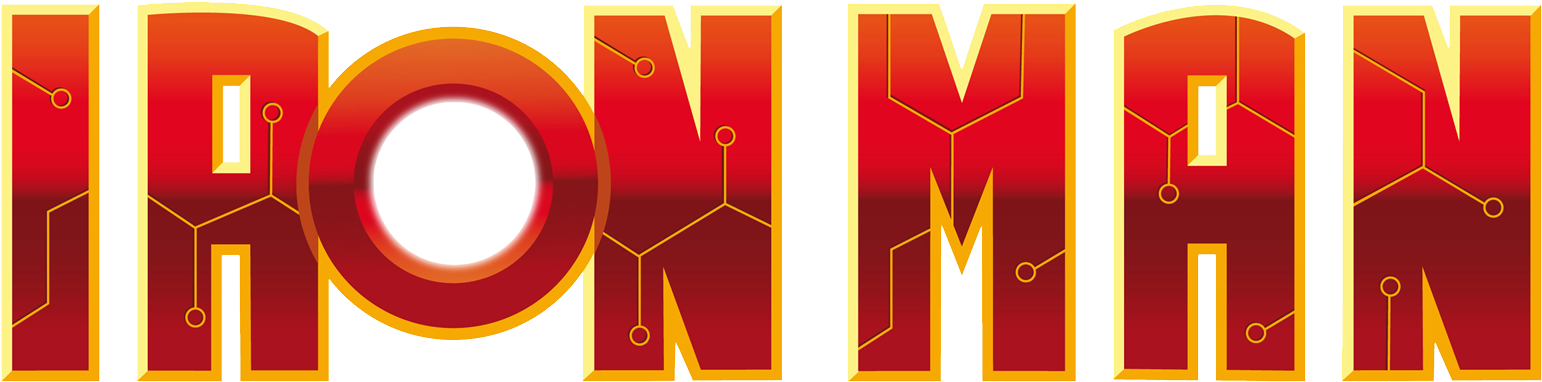 Iron_ Man_ Logo_ Red_ Gold PNG Image