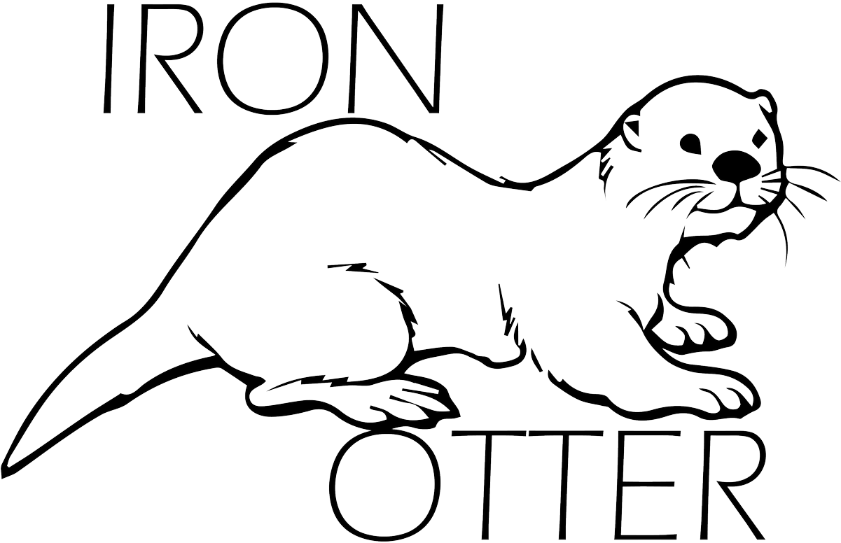 Iron Otter Graphic PNG Image