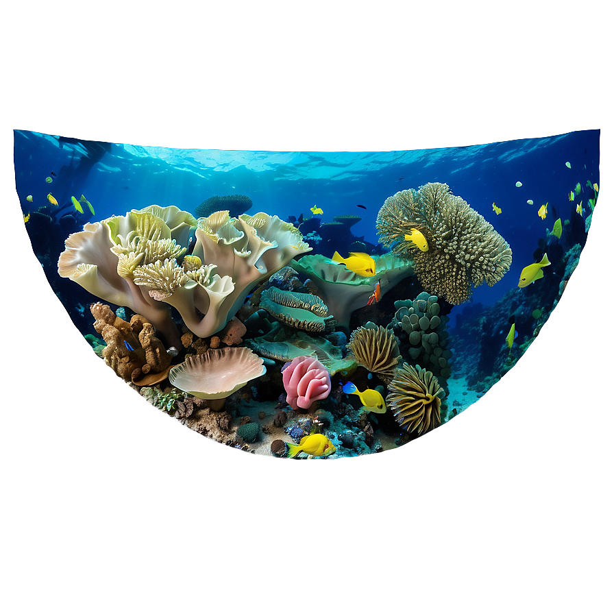 Island Coral Reef Underwater Png 05232024 PNG Image