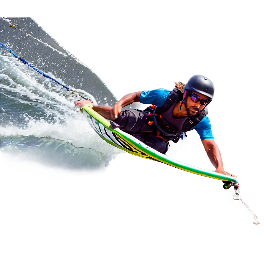 Island Kite Surfing Action Png 05232024 PNG Image