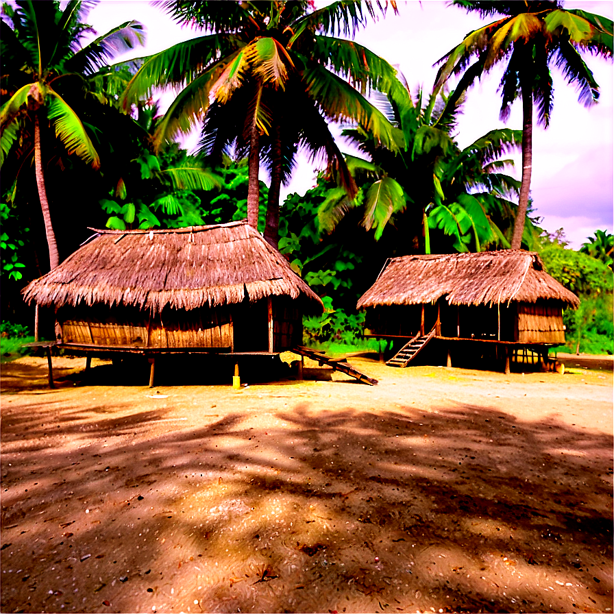 Island Traditional Village Png Oik PNG Image