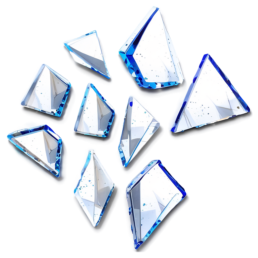 Isolated Glass Shards Png Rim PNG Image