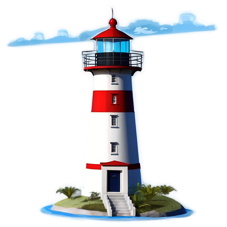 Isolated Lighthouse Png Jmb PNG Image