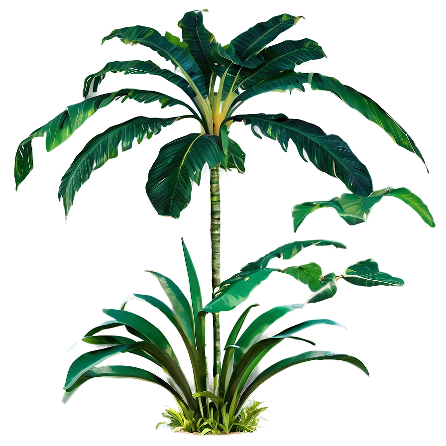 Isolated Tropical Plants Png Ulb PNG Image