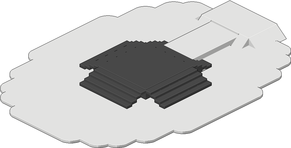 Isometric Computer Chip Vector PNG Image