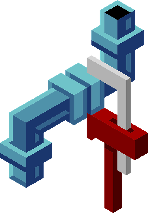 Isometric Plumbing Pipes Illustration PNG Image