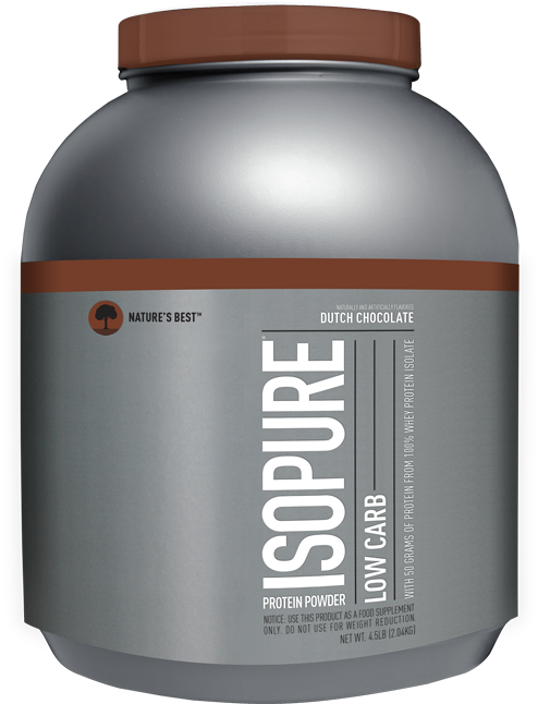 Isopure Low Carb Dutch Chocolate Protein Powder PNG Image