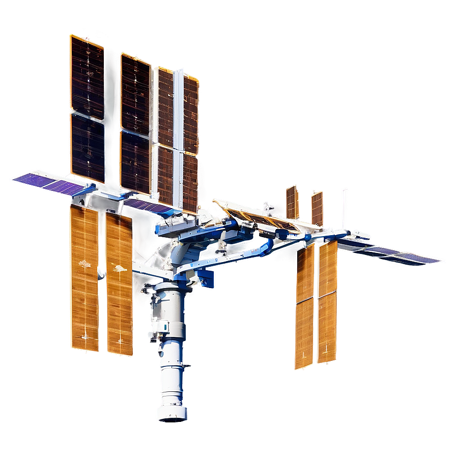 Iss As Seen From Space Telescope Png Xkp22 PNG Image