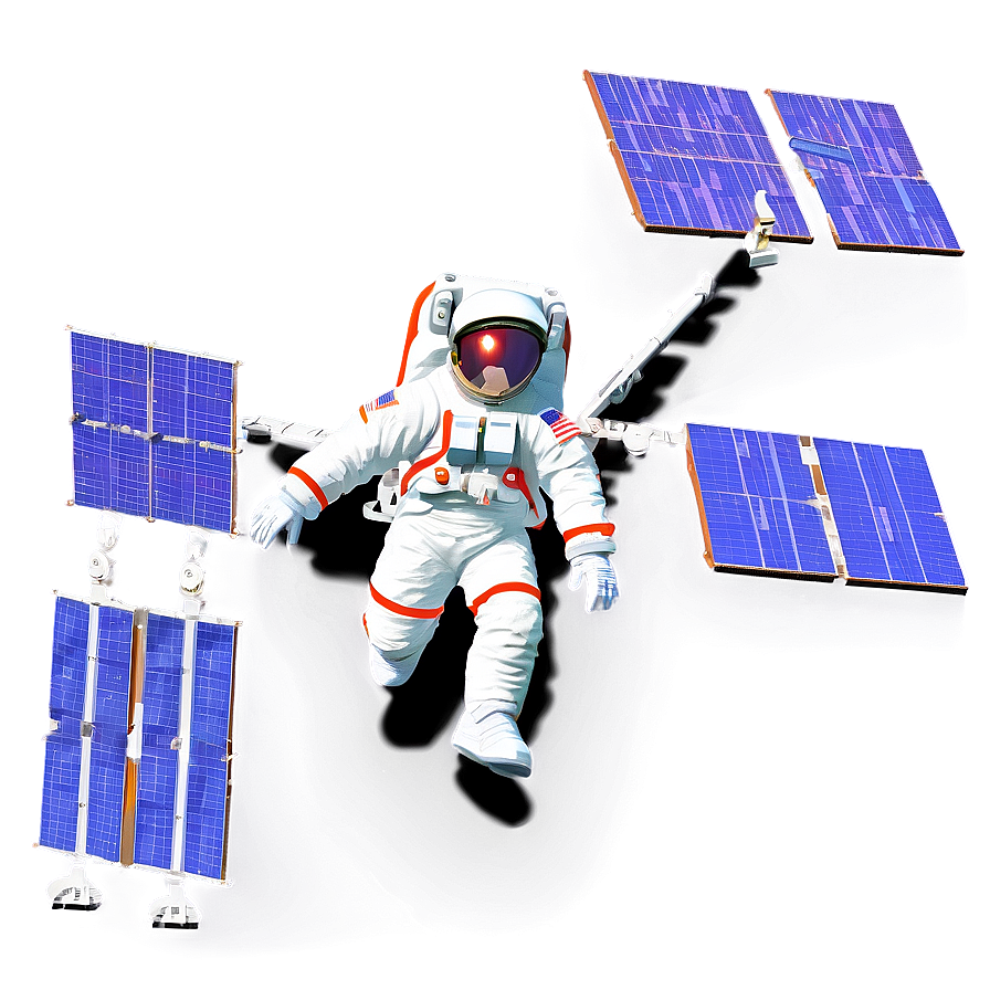 Iss Expedition Astronaut Png Hon PNG Image