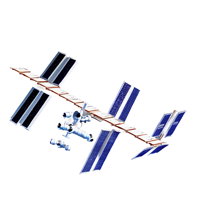 Iss Surrounded By Stars Png Yfw76 PNG Image