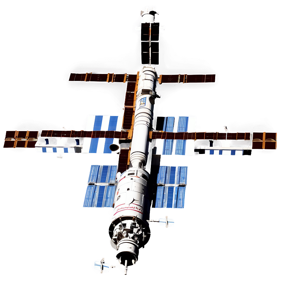 Iss With Earth Reflection Png Dsf75 PNG Image