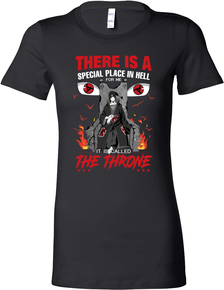 Itachi Throne Graphic Tee PNG Image