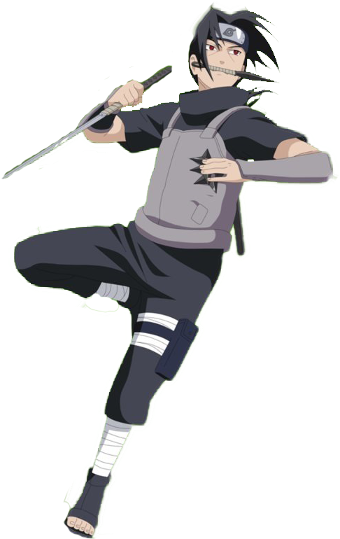 Itachi_ Uchiha_ Action_ Pose PNG Image