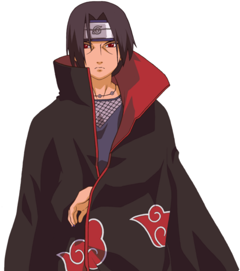 Itachi Uchiha Akatsuki Cloak PNG Image