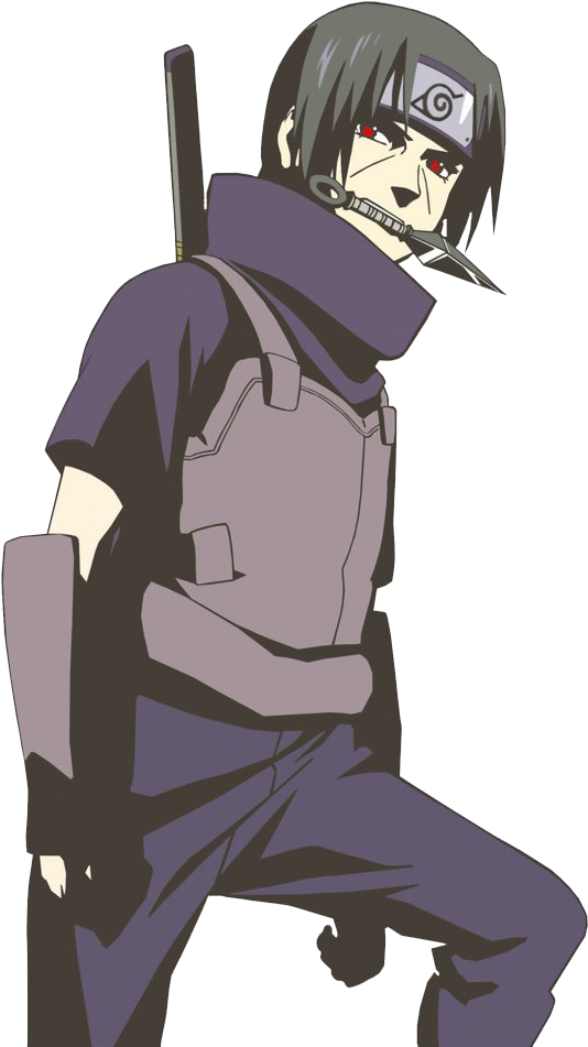 Itachi Uchiha Anbu Look PNG Image