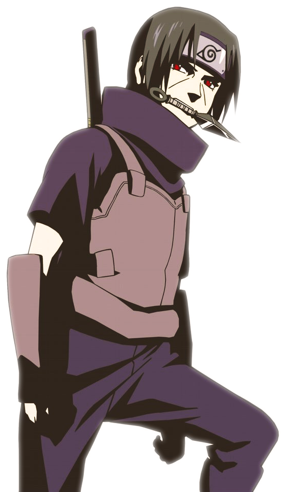 Itachi Uchiha Anime Character PNG Image