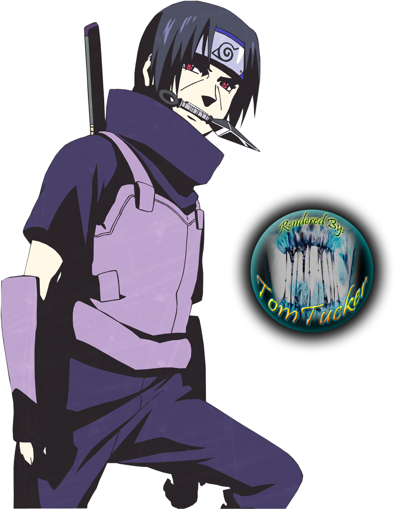 Itachi Uchiha Anime Character PNG Image