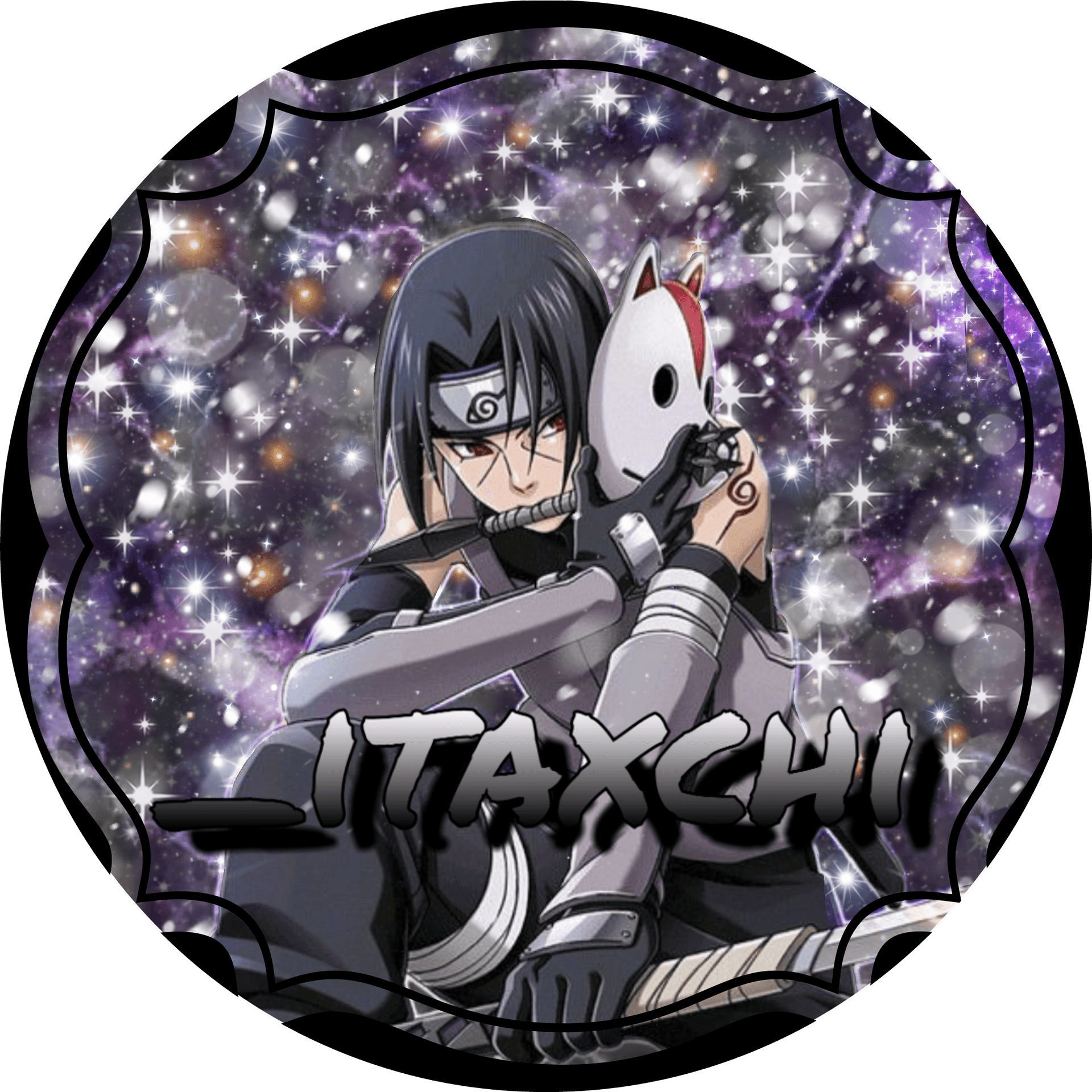 Itachi Uchiha Anime Sticker PNG Image