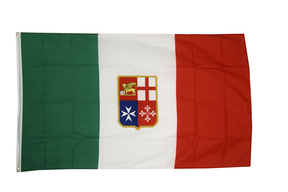 Italian Flagwith Coatof Arms PNG Image