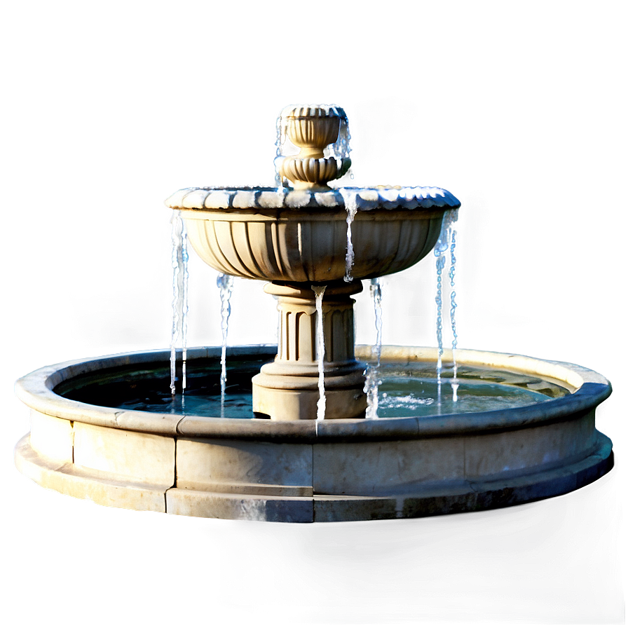 Italian Style Fountain Png Rea PNG Image