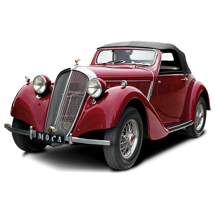 Italian Vintage Car Png Qlp55 PNG Image