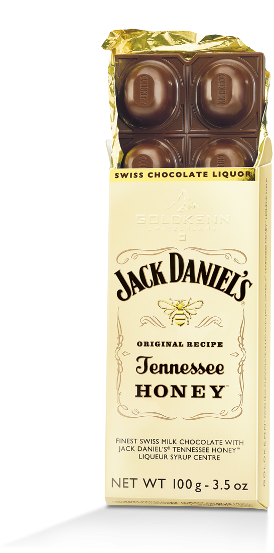 Jack Daniels Honey Chocolate Bar PNG Image