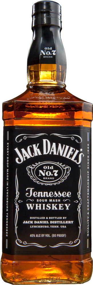 Jack Daniels Whiskey Bottle PNG Image