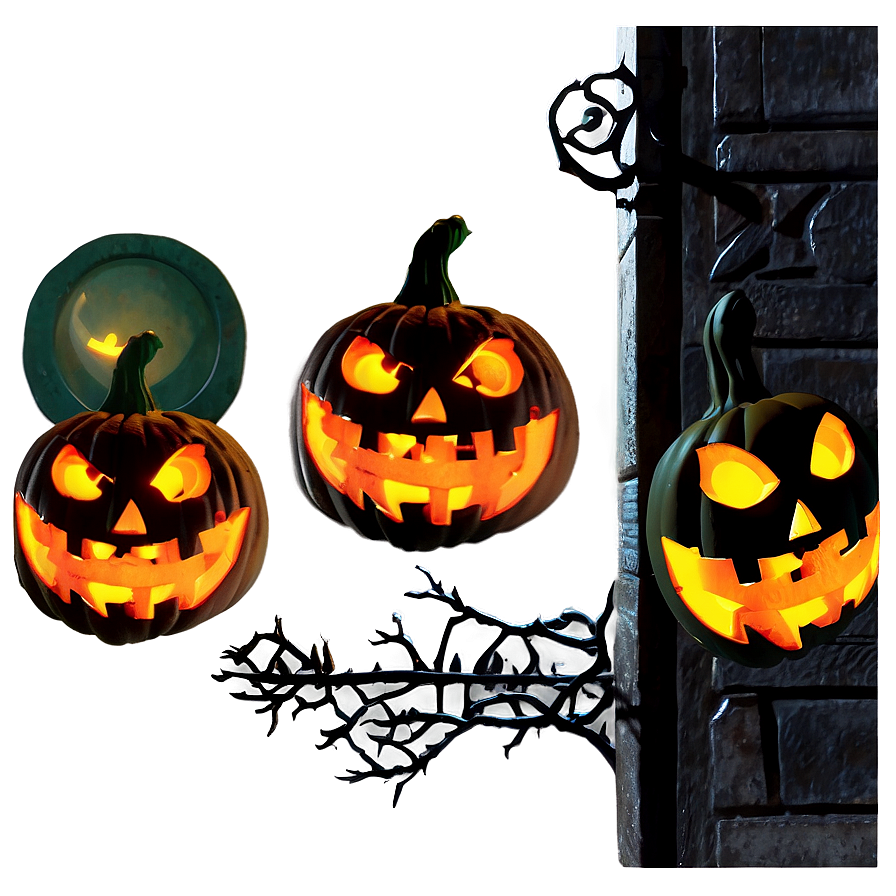 Jack O Lantern In Graveyard Png 05252024 PNG Image