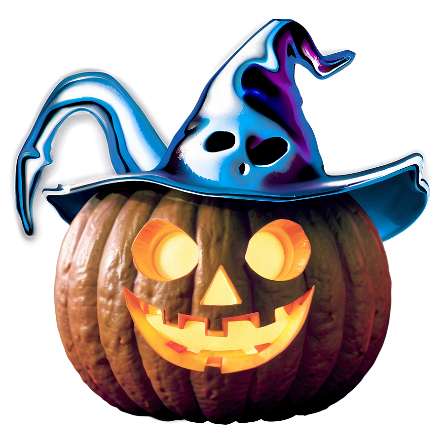 Jack O Lantern With Ghost Png Bod93 PNG Image